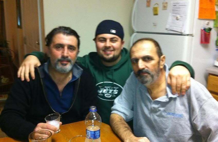 Raffi with his dad and uncle