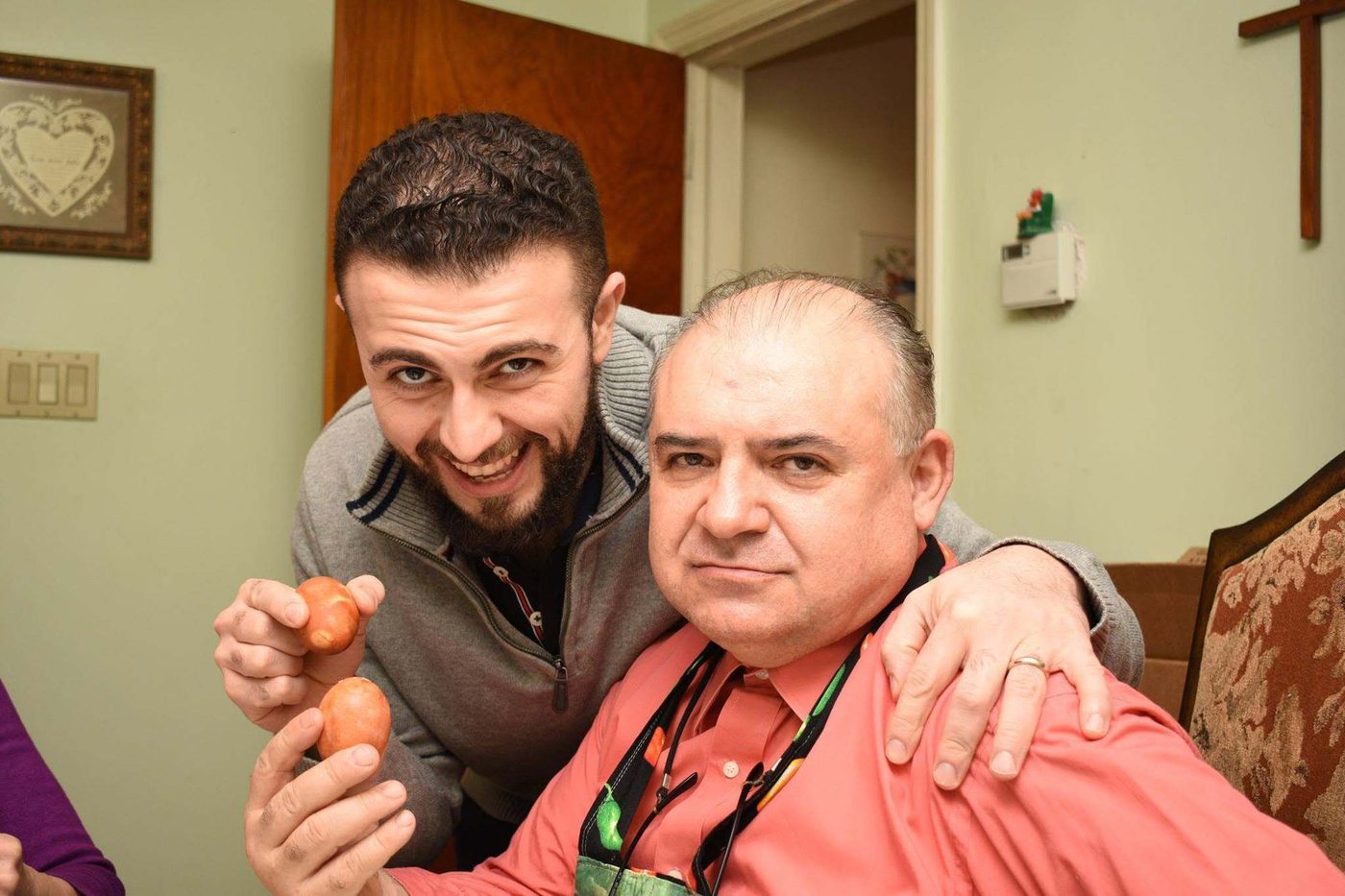 Armenian Easter egg cracking